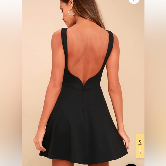 Lulus Backless Skater Dress - Picture 5 of 7